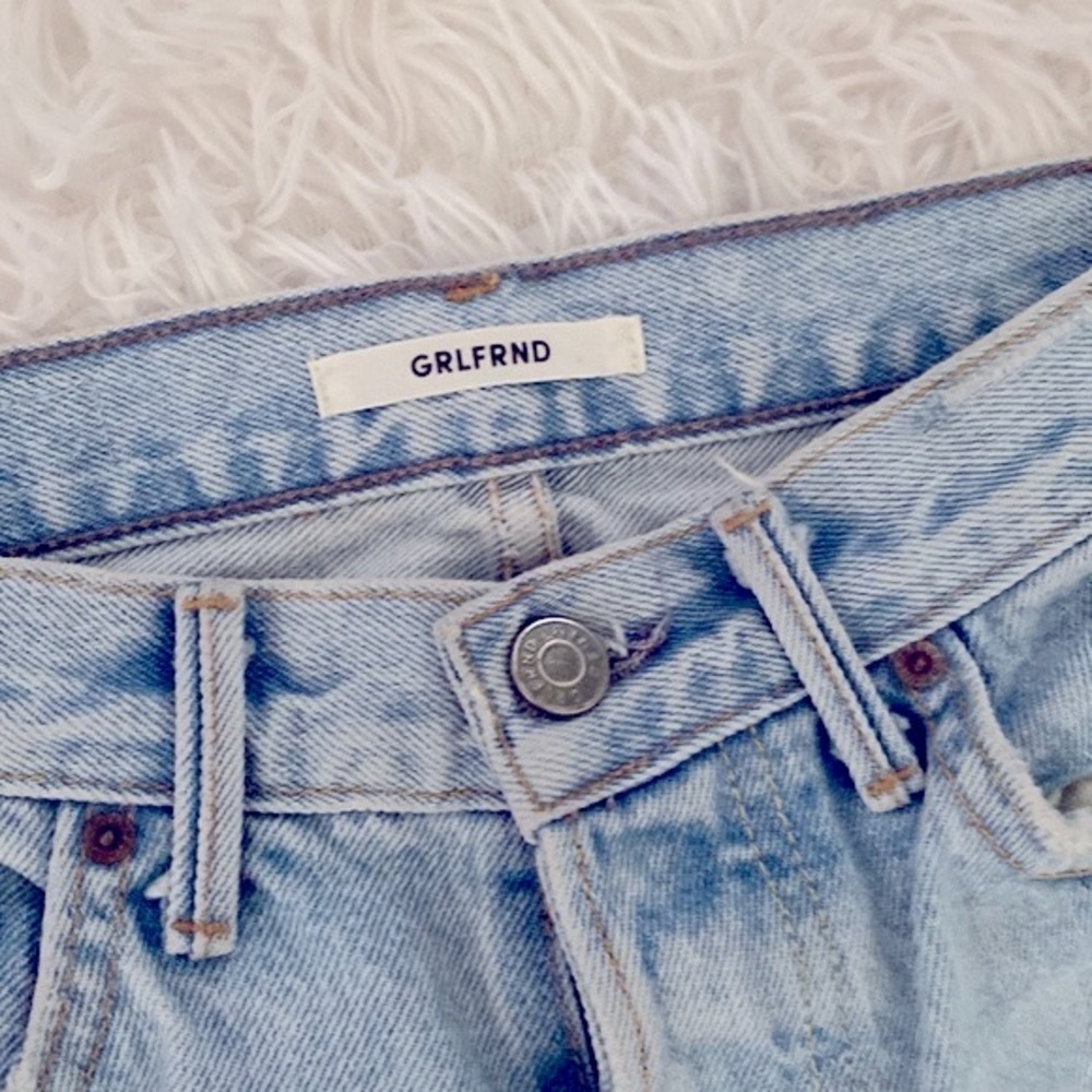 Revolve GRLFRND Ripped straight leg jeans - Picture 4 of 12